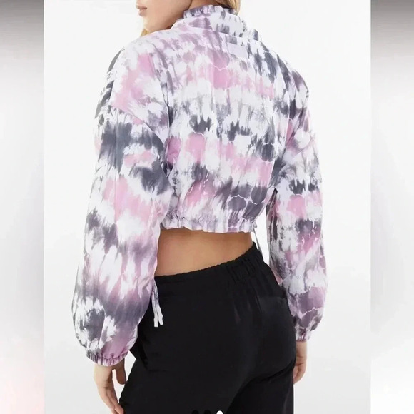 💕 Bershka tie  dye jacket S NWOT - Picture 3 of 14